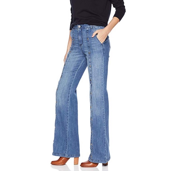 SOLD! WilliamRast Wide Leg Snap Down Jean - Picture 2 of 3